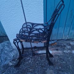 cast iron bench