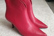 Anine Bing Leather Ankle Boots Size Uk 4 (eu 37)