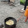 BBQ accessories. Cast iron. Camping cooking equipment .Kazan.Burner. Image 8