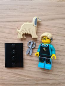 lego pet groomer, collectible series 25