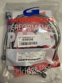 Honda Prelude 92-00 Gooridge Front Brake Hoses Braided New