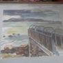 a large water colour of view of howth from sa;thill by  OISIN ROCHE Image 9