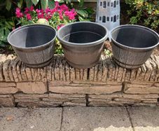 Plant Pots x 3