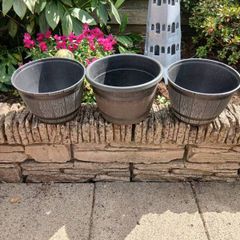 Plant Pots x 3