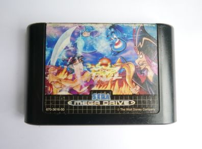 Disney's Aladdin Sega Mega Drive Game PAL 1993 Tested & Working As Shown