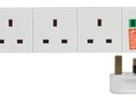 main image for ad extension lead 4 Gang Surge Protected Extension Lead, White 5m