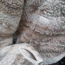 old navy cream Beige full zip borg fleece Xs S Image 4