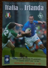 2007 Italy v Ireland - RBS Six Nations Championship Programme