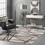 Area Rugs Living Room Rugs Bedroom Rug Modern Short Pile Rugs Artistic Bohemian Rugs Abstract Geometric Straight Line Pattern Carpets Non-slip Large Rug MULTIPLE COLOURS AVAILABLE (FREE POSTAGE) Image 6