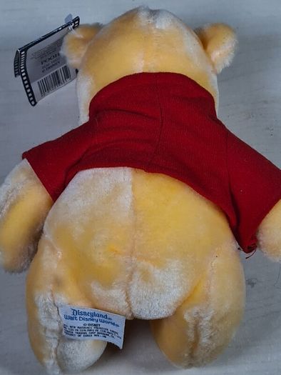Vintage Disneyworld Winnie The Pooh Teddy Bear Soft Toy Plush Plushie Tagged 1980's