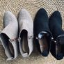 Clarks plus Lorenzo Ocean Grey Suede wedge booties Image 6