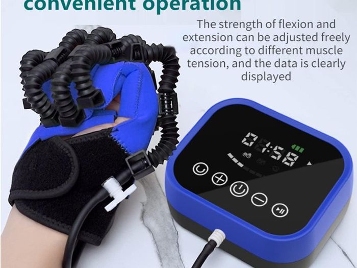 ZKES Right Hand Rehabilitation Trainer Glove, Recovery Exercise Massager for Cerebral Palsy Arthritis Stroke Hemiplegia Patient
