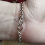 Bracelet-ring with rose quartz. Image 5