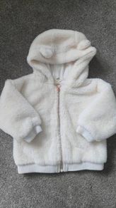 River island girls fluffy jacket 18-24 months