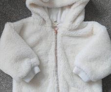 River island girls fluffy jacket 18-24 months