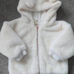 River island girls fluffy jacket 18-24 months