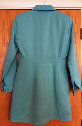 Vintage INEPTIE Coat & Matching Mini Dress  Retro Style