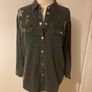River island denim shirt Image 3
