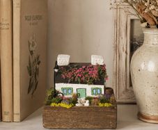 Handcrafted tiny wooden cottage