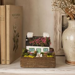 Handcrafted tiny wooden cottage