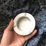 White heavy marble ashtray Image 4