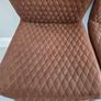 4 Tan Dining Chairs Image 5