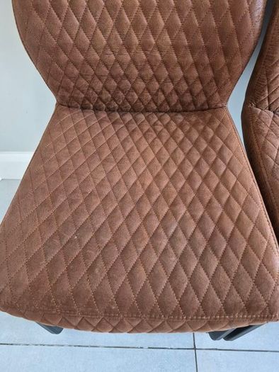 4 Tan Dining Chairs