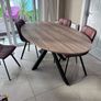 Contemporary Oval Dining Table and 4 chairs Image 7