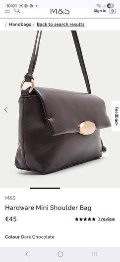 Shoulder bag for sake, this bag is currently being sold in M&S for 45 euros
