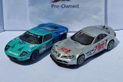 Scalextric GT Force Twin Pack (  mercedes ford Slot Car)
