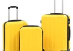 Hardcase Trolley Set 3 pcs Yellow ABS