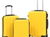 Hardcase Trolley Set 3 pcs Yellow ABS