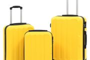 Hardcase Trolley Set 3 pcs Yellow ABS