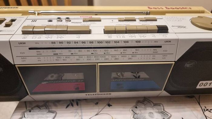 From 1989 Telefunken BASS BOOSTER Stereo-Radio-Recorder RC760TS.