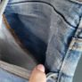 BERSHKA Ripped Skinny Jeans Sz 10UK Image 4