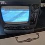 Vintage I-TEL 5" Black & White Portable CRT TV + AM/FM Radio Receiver (Model 0081) Image 8