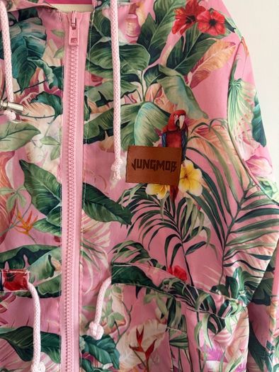 Beautiful floral raincoat