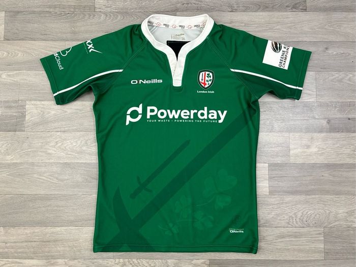 London Irish Player Issue Rugby Jersey Shirt Mens XXL Player Fit