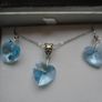 Swarovski necklace.earrings set,Jewellery,Necklace.Earrings,Gift Image 9