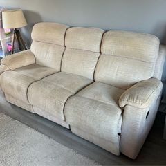 3x recliner sofas: 3 & 2-seaters & armchair