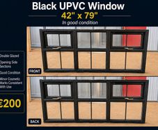 Black UPVC Window