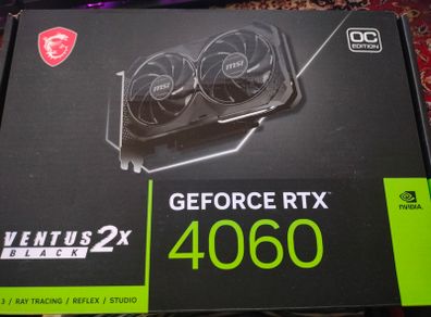 Geforce Rtx 4060 Ventus 2x Black 8gb