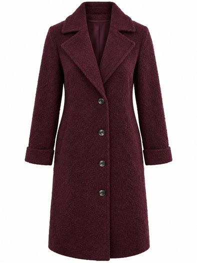 Kaffe Burgundy Coat