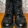 Clarks Girls Black Leather Biker-Style Ankle Boots UK4.5 EU37.5 Image 8