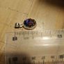 silver pendant with natural stone agate titanium druzy Image 6