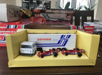 Alfa Romeo Brabham Parmalat F1 Car Transporter Nicky Lauda Polistil
