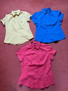3 M&S Summer Short Sleeve Fitted Shirts