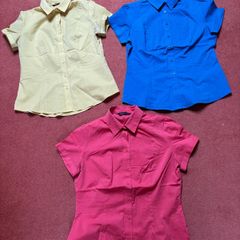 3 M&S Summer Short Sleeve Fitted Shirts