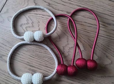 2 sets of Decorative Curtain Tie-Backs