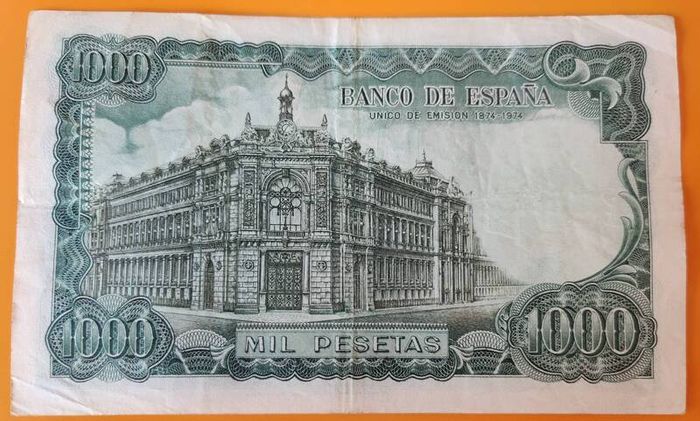 Spain 1000 Pesetas 1971 Jose Echegaray